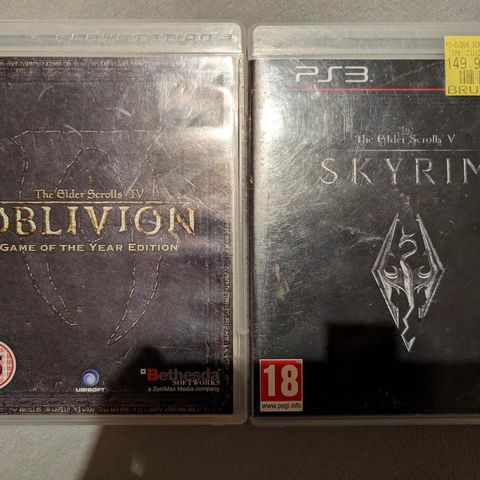Elder Scrolls-pakke (PS3) - Skyrim og Oblivion