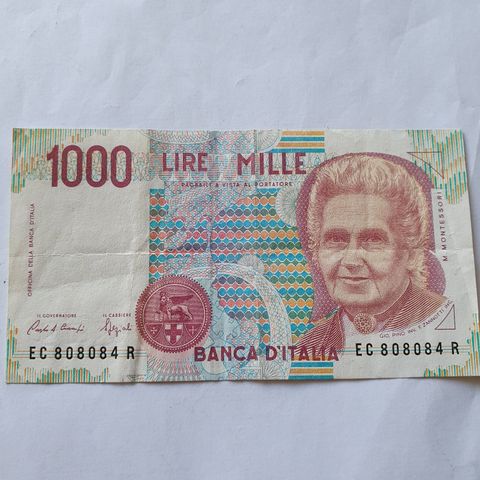 1000 lire 1990