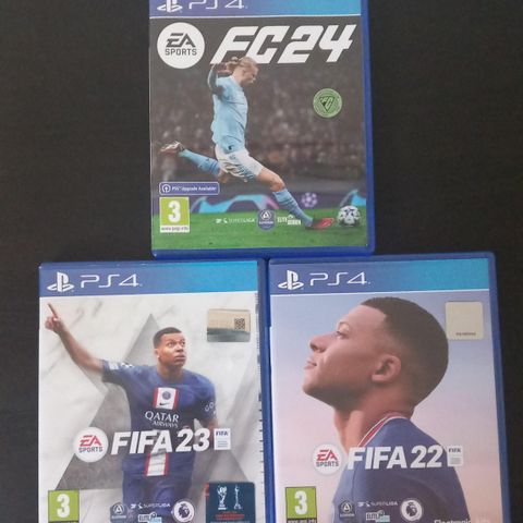 Play Station 4 Fifa 22.23 og 24.