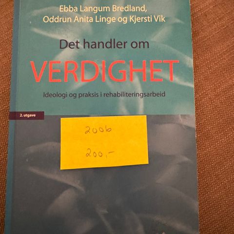 Verdighet bok