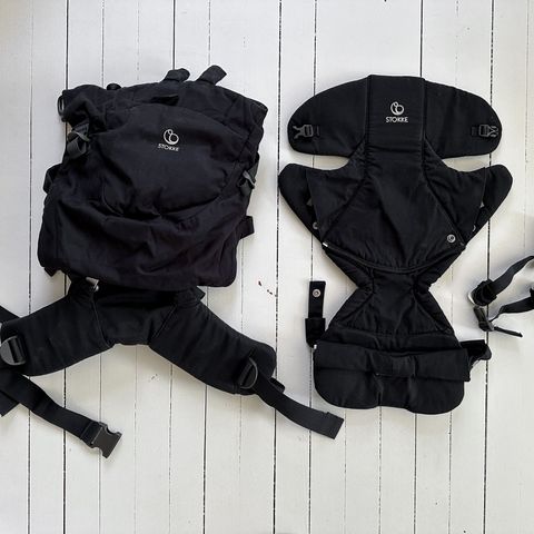 Stokke Bæresele MyCarrier front & back, Stokke®, Black / Svart