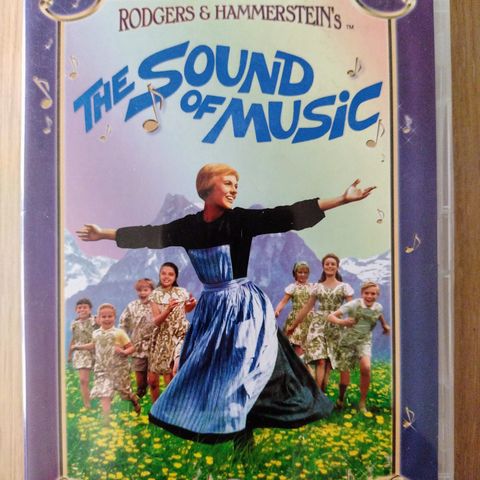 Dvd familiefilm. The Sound of Music. July Andrews. Musikal. Norsk tekst.
