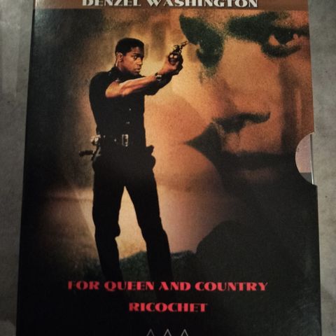Denzel Washington - For Queen and Country - Ricochet - uåpnet - 1991 - 1988