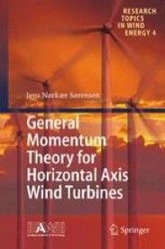 General Momentum Theory for Horizontal Axis Wind Turbines  til salgs.