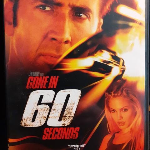 Gone in 60 Seconds, norsk tekst