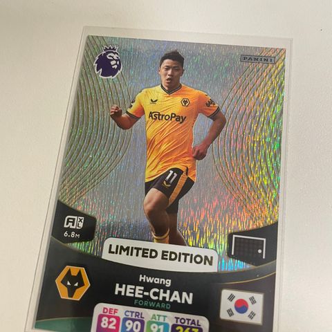 Hwang Hee-Chan - Limited Edition Premier League Adrenalyn XL 2023/2024