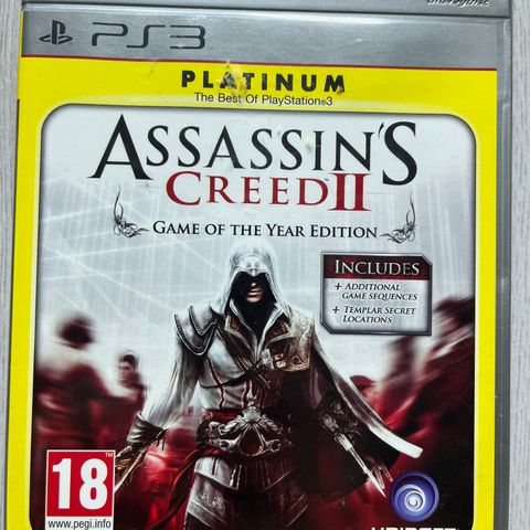 Assassin's Creed II [Platinum Game Of The Year Edition] Playstation 3 PS3