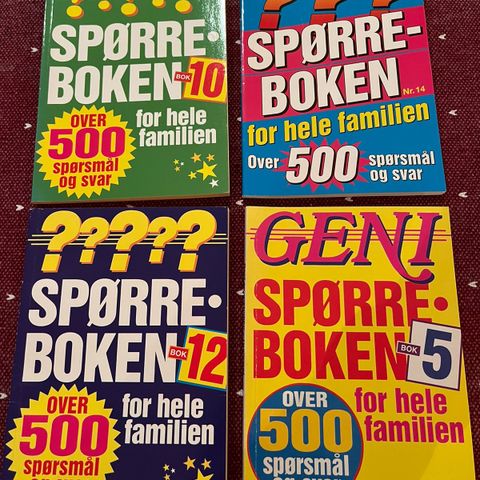 Spørreboken, 500 spørsmål og svar