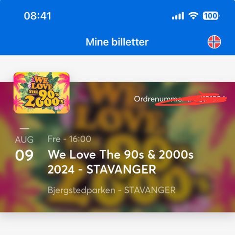 2 vip bilettet til we love the 90s - 2000s