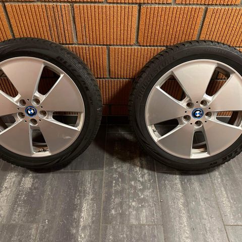 i3 BMW - stk komplette piggfrie hjul