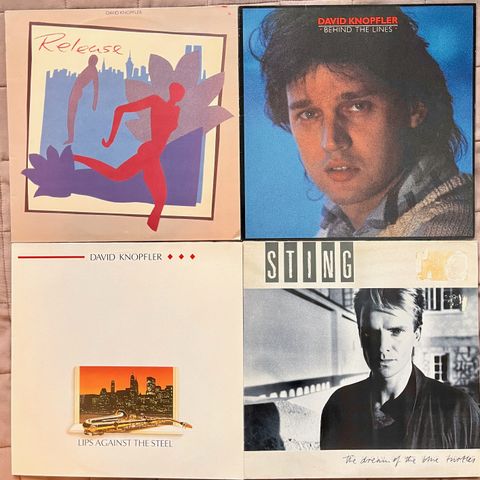 LP/Vinyl - David Knopfler og Sting