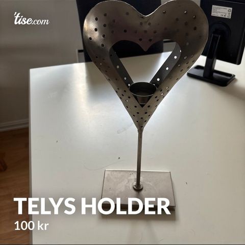 hjerte telysholder