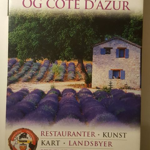 Reiseguide: Provence og Còte D`Azur Gyldendal Norsk Forlag . trn 39