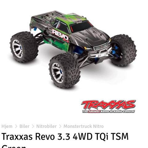 Traxxas revo 3.3 nitro bil