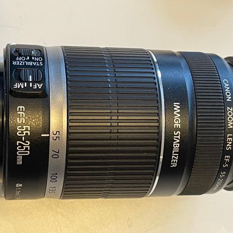 Canon EF-S 55-250mm Lens & IS