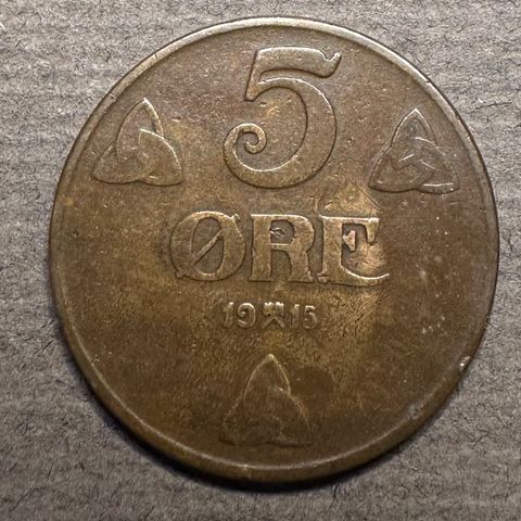 5 øre 1915 (2987 AN)