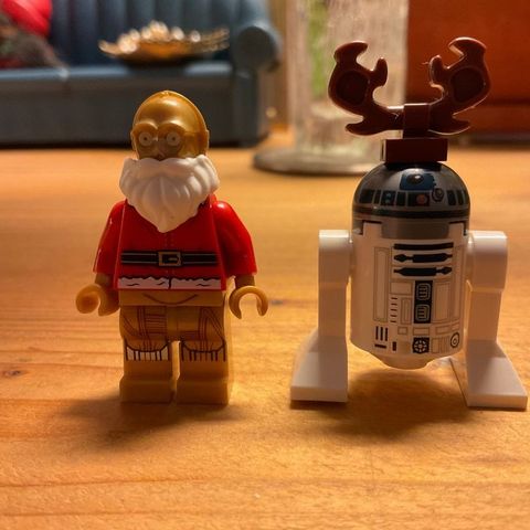 Lego R2D2 og C3P0 Juleutgave / Star Wars minifigurer