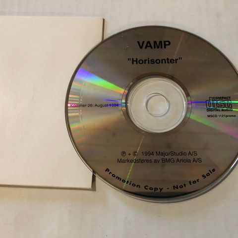 VAMP / HORISONTER - CD PROMO