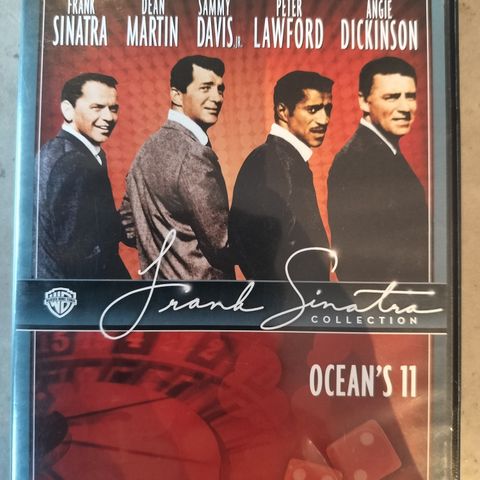 Oceans 11 ( DVD) Sone 1 - Sinatra - Martin - Davis - 100 kr inkl frakt