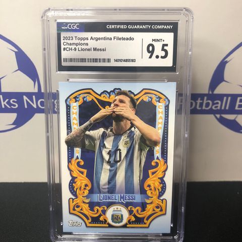 Lionel Messi Topps Fileteado Champions CGC 9.5