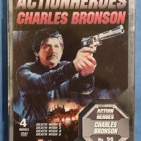 "ACTIONHEROES - Charles Bronson" i tøff steelbook!
