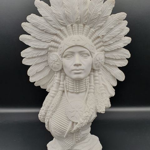 Apache statue