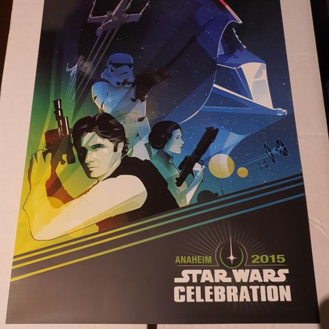 Star wars celebration anaheim 2015 plakat