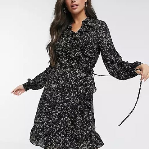 Just female wrap dress