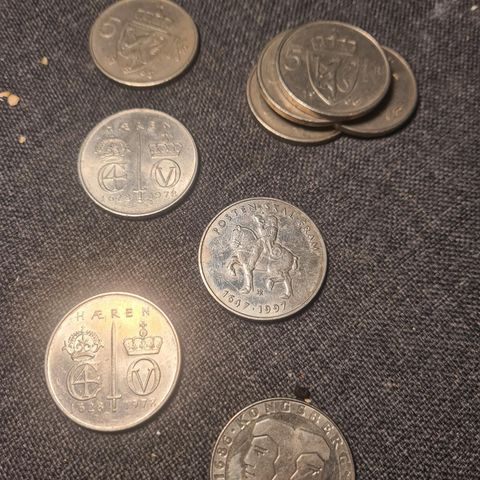 Norge 5 kroner 1965-1997