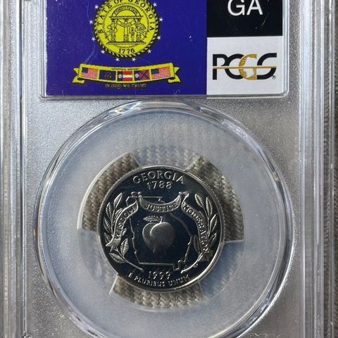 1999-S Georgia State Quarter 25C Proof PR 69 DCAM PCGS