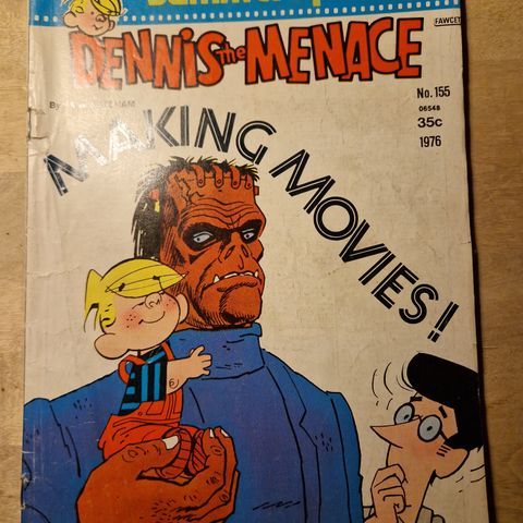 Dennis.  The Menace   No 155. Maling Movies. Fra 1976