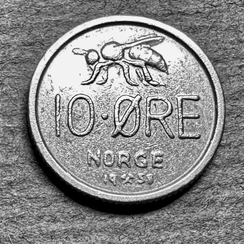 10 øre 1958 (2996 AN)