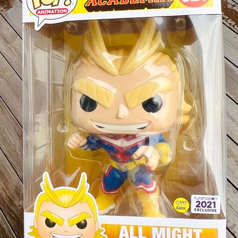 Funko Pop! All Might (10-Inch) (Glow in the Dark) | My Hero Academia (821)