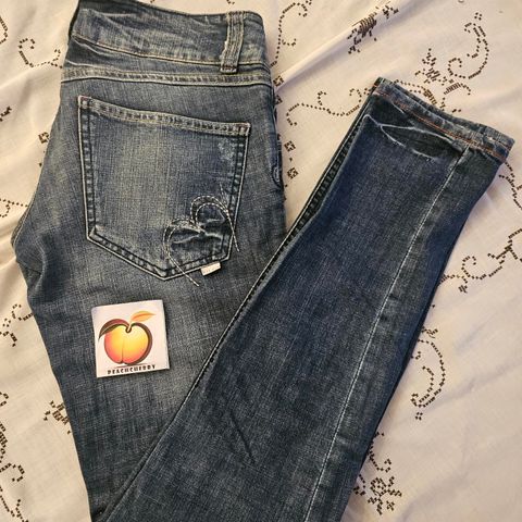 Vintage Bikbok - S - Y2K - Ekstra low rise - skinny