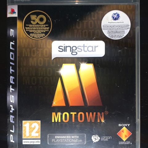 SingStar Motown PS3 PlayStation 3
