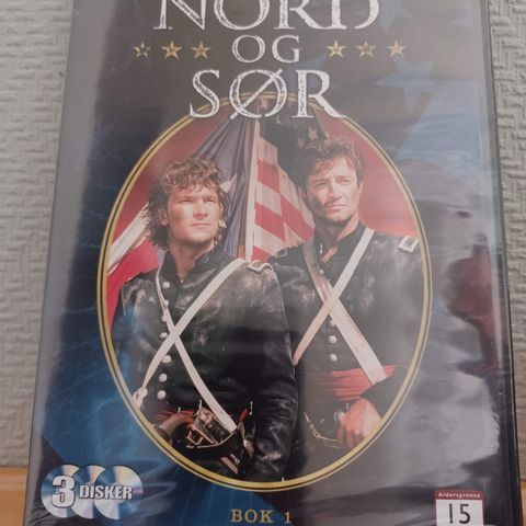 Nord og Sør Sesong 1 - TV Serie / Drama uåpnet(DVD) –  3 filmer for 2
