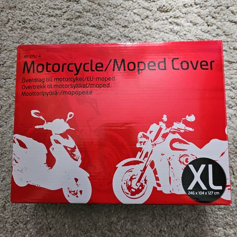 Motorsykkel/moped cover