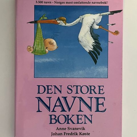 Den store navneboken fra 1990