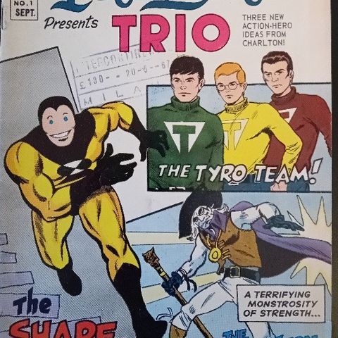 TRIO - Action Heroes from Charlton