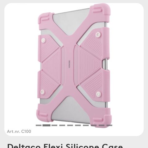 Deltaco flexi silicone case (iPad) 🩷