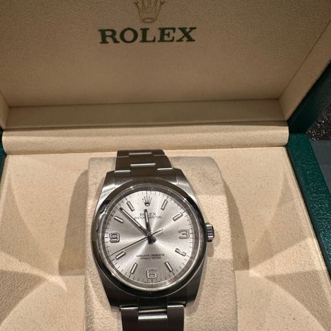 Rolex Oytser Perpetual 36mm Silver Dial Dominos Pizza Edition 116000