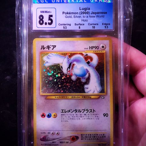 Pokemon Lugia Holo Neo Genesis (Japansk) - CGC 8.5 Subgrades NM/M+