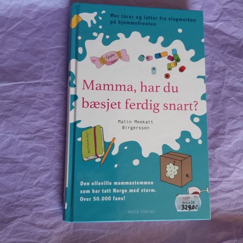 Mamma, har du bæsjet ferdig snart?