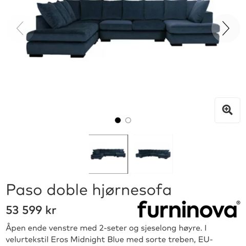 Furninova Paso doble hjørnesofa