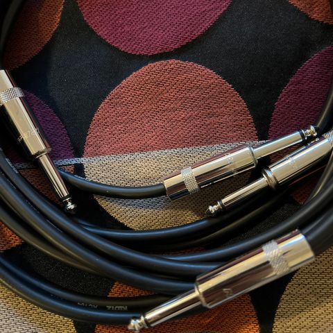 Klotz instrument cables 3,5m with Rean connectors