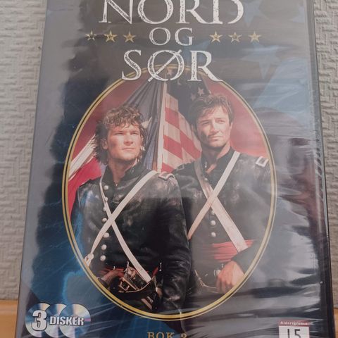 Nord og Sør Sesong 2 - TV Serie / Drama - uåpnet (DVD) –  3 filmer for 2