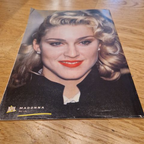 No1 1986 med poster, Madonna, Depeche Mode,  A-ha