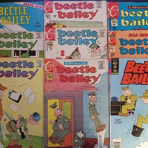 BEETLE BAILEY / BILLY fra 60 og 70 tallet