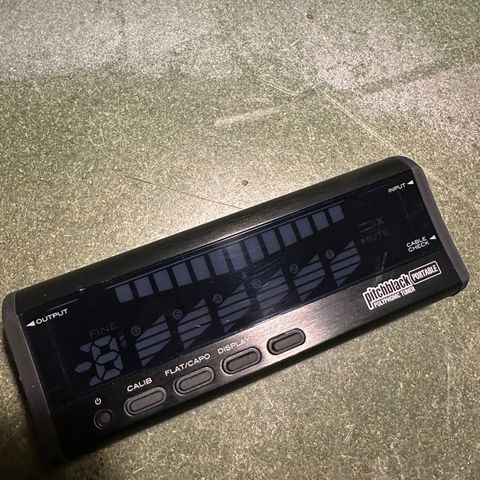 Korg pitchblack polyphonic tuner portable.