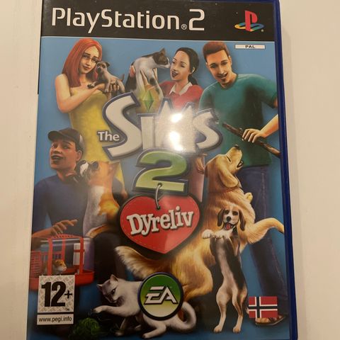 The sims 2 dyreliv til ps2